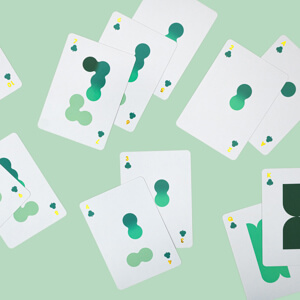 Suck UK Mello Solo Playing Cards for Solitaire & Patience